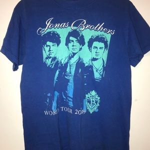Jonas Brothers 2009 world tour merch tee